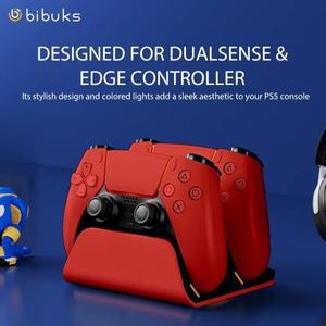 PS5 컨트롤러용 고속 충전 도크 듀얼 무선 게임패드 스테이션 스탠드 액세서리