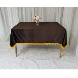 [이지커머스]벨벳테이블보 벨벳식탁보 행사테이블보 230cmx150cm 행사용테이블보 식탁보 테이블보 졸업식