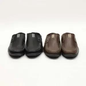 국산 심플 스티치 겨울 남성 블로퍼 뮬