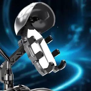 배달 오토바이 핸들바 폰 거치대 라이딩 핸드폰 받침대