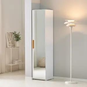 의사 집무실 3단선반 거울있는 한칸 옷장 1칸장롱 원룸