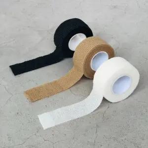 (무료배송) 고탄력 자가접착 붕대 압박 밴드 테이프 2.5cm x 4.5m