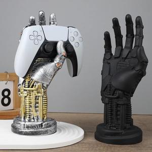 [호환품] CyberPunk 게임 패드 브래킷 수지 공예 장식 PS5 PS4 Xbox NS 스위치 컨트롤러 데스크탑