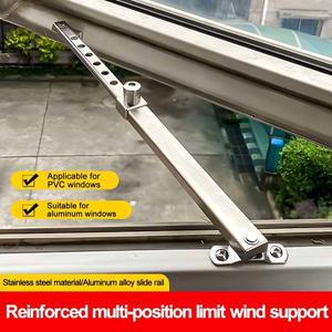 창문 문 고정기 스테인리스 스틸 텔레스코픽 지지대  각도 조절기 방풍 스토퍼