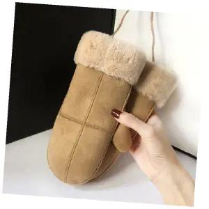 여성 벙어리장갑 겨울 벨벳 두꺼운 방한 털안감 따뜻한 손목보온 야외활동