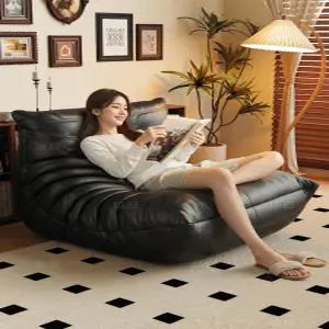 주름 소파 1인 라운지 빈티지 애벌레 카페 수유 안락 의자 좌식 안락의자