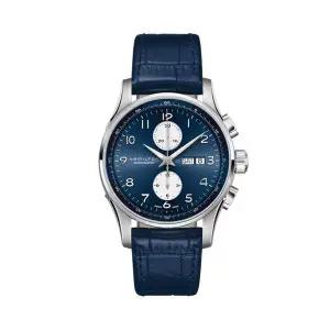 [신세계라이브쇼핑]해밀턴 H32766643 재즈마스터 마에스트로 오토 크로노 남성 가죽시계