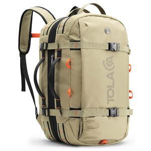톨라체아 캐리 온 트래블 백팩, 노트북 백팩 비행 승인 컨버터블 대형 더플 러기지 데이팩 업무용 랙백, 남성용 16인치 3개 운반로, 40L-50L 가능