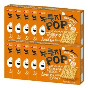 농심 누룽지팝 달콤한맛 142g 10개