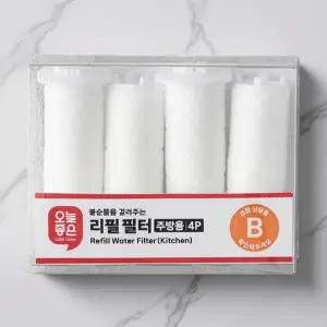오늘좋은 리필 필터 주방용 4P