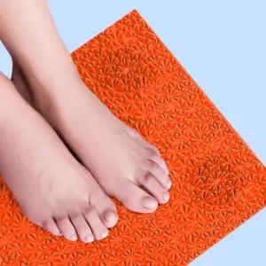 고품질 발 지압 매트 코랄레드 발바닥 지압기 발마사지 패드 (WFKJJXB)