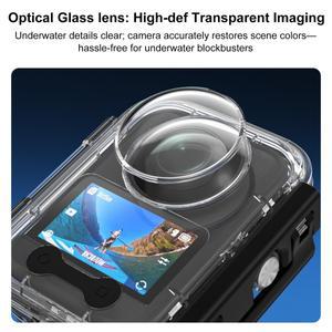 DJI Osmo 360호환   다이브 케이스 방수 하우징 45M/144FT 수중 다이빙 보호 쉘 악세사리용