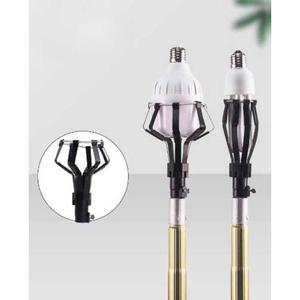 천장전구 교체막대 높은 집게봉 천장 장대 조명 전등 설치