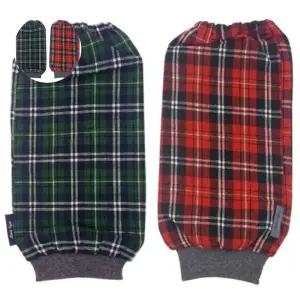 (제스트)체크패턴 모닝글로리 팔토시 미술 면토시 화방 미대생