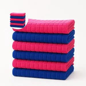 (제스트)바둑판 초극세사 50X60 다용도 타월 국산 10장 극세사