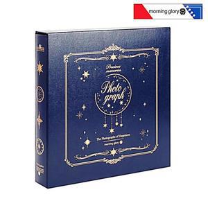 모닝글로리 4R 30매 네이비 사진 미니 돌 포토 포켓 웨딩 앨범 AW92311A