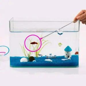 청소 어항 치어 분리 새우 뜰채 물고기 부유물