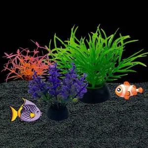 인공 미니 수초 어항 수족관 장식 6종 M12689