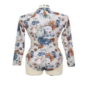 여자전신수영복 전신 보급형 초보 여성집업래쉬가드 긴팔 선수용