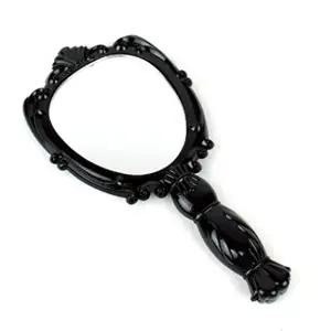 [알티피아]휴대용 작은 화장 손거울 앤틱 손잡이 공주 거울 소 (KYR-WD87D62)