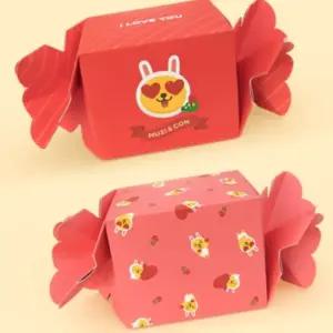 기프트박스 캔디모양 무지 생일 접이식 디자인 미니