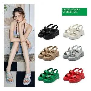 베네통 시그니처 크리스탈 샌들 189342