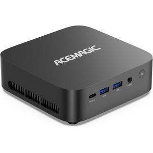 ACEMAGIC 미니 게이밍 PC AMD 라이젠 7 7730U (업그레이드 7430U / 5825U) 윈도우 11 프로 32GB RAM 1TB SSD 트리플 4K@60Hz 디스플레이 WiFi6 BT5.2 Type-C HDMI DP1.4b 컴퓨터 데스크탑 라이트 게임 /사무실용