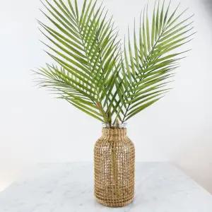 라탄화병 꽃 유리 조화 화병 오브제인테리어화분 테이블꾸미기 인테리어병 화환 집들이선물 식탁꾸미기