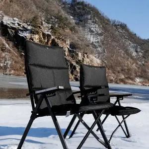 [폴라리스] 캠핑 의자 쿠션 체어 커버 시트 릴렉스 워머