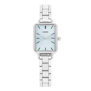 카시오 LTP-V009D-2EUDF (LTP-V009D-2E) 아날로그 스퀘어 수능 학생 여성 메탈시계