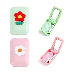 고품질 휴대용 플라워 렌즈 케이스 1P 화장대 발받침대 볼트너트 모니터거치대 젠더 커플케이스 WFHW1VY