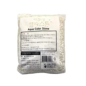 아쿠아컬러 바닥재 2kg 수족관 스톤 어항 장식용 컬러재료
