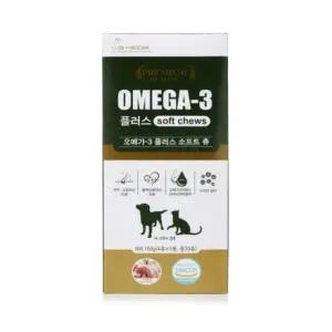 소프트츄 오메가3플러스 4개입 5개 X 강아지레모나 고양이영양제 펫영양제