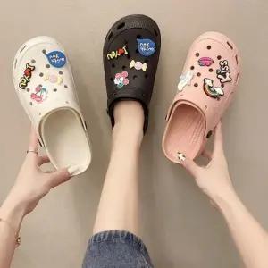 경량 키높이 통굽 EVA 슬리퍼 여름 샌들