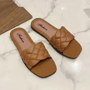 깔끔한 와플 짜임 디자인 캐주얼 여름 슬리퍼