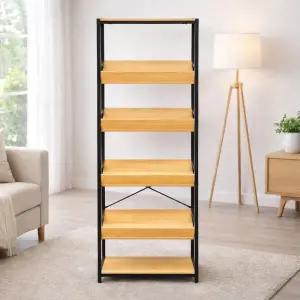 아트박스/가구느낌 가드책장 6단 600 철제 책꽂이 인테리어