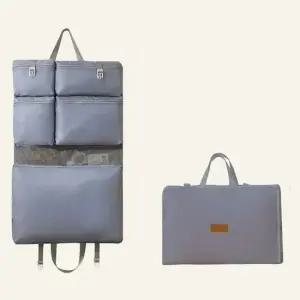 여행용 옷 정리 6단 포켓 보조가방 그레이 여행가방 여행가방 보스턴백 캐리어가방