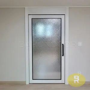 02번 싱글스윙중문 펄화이트 아쿠아강화유리