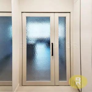 04번 비대칭양개스윙중문 펄화이트 아쿠아강화유리