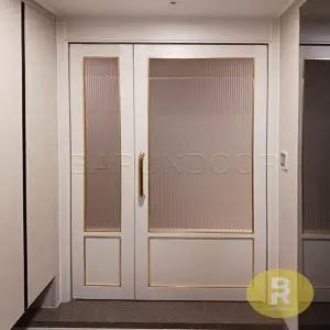 51번 비대칭양개스윙중문 고시형 펄화이트 모루세로강화유리