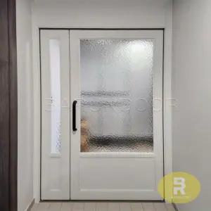 69번 비대칭양개스윙중문 고시형 유백화이트 아쿠아강화유리