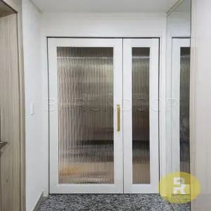 49번 비대칭양개스윙중문 펄화이트 모루세로강화유리