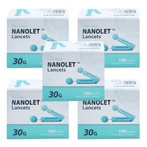 동방 나노렛 란셋 30G 100개입 X 5개 일회용 채혈 사혈 당뇨침 체했을때 손따기