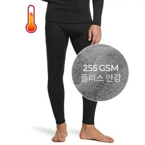 테슬라 기모 플리스 발열내의 겨울 보온 방한 남성내복 하의