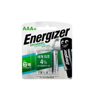 [Ni-MH 충전지] 에너자이저 ENERGIZER 충전지 NH12BP4 AAA충 전지 4개입 1.2V 800mAh