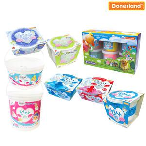 도너랜드 천사점토 350g 800g 벌크형 대용량 칼라점토 클레이