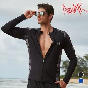 [아웃도어스/에어워크]에어워크서프 남성래쉬가드 집업 YAWe5034