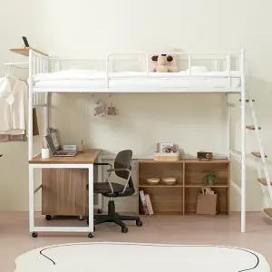 퍼니엘 안젤라 벙커침대/책상/이층 싱글 분리형 6단계 높이조절 성인 2층 어린이 여아