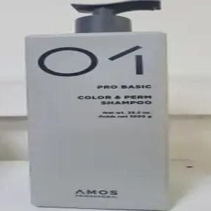 [아모스] 베이직케어 컬러앤펌 솔루션 샴푸 1000ml
