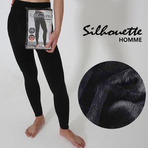 [실루엣] 남성 기모 밍크 융털 타이즈 레깅스 발열 내복 남자 보온내의 스키 스노우보드 타이즈